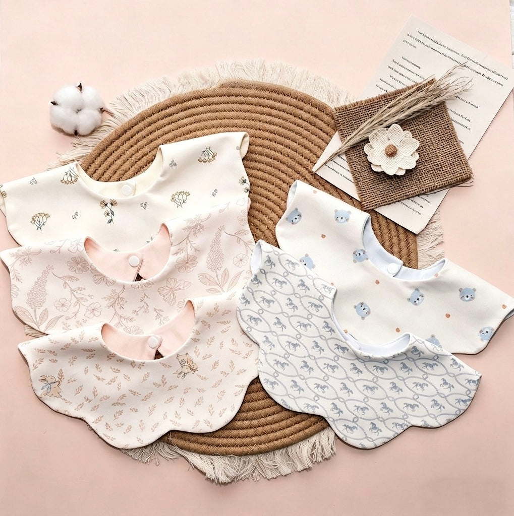 Boutique Bandana Bibs - Waterproof-Backed Drool & Teething Bibs