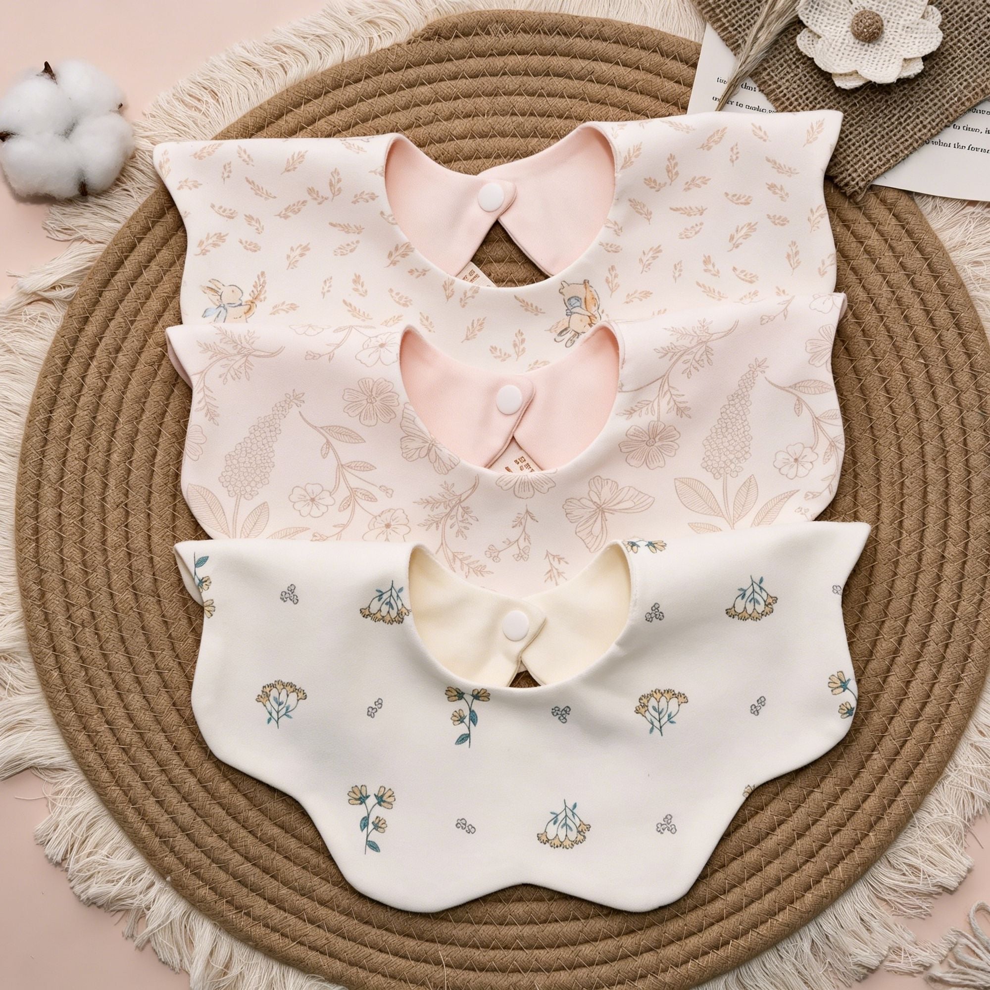 Boutique Bandana Bibs - Waterproof-Backed Drool & Teething Bibs