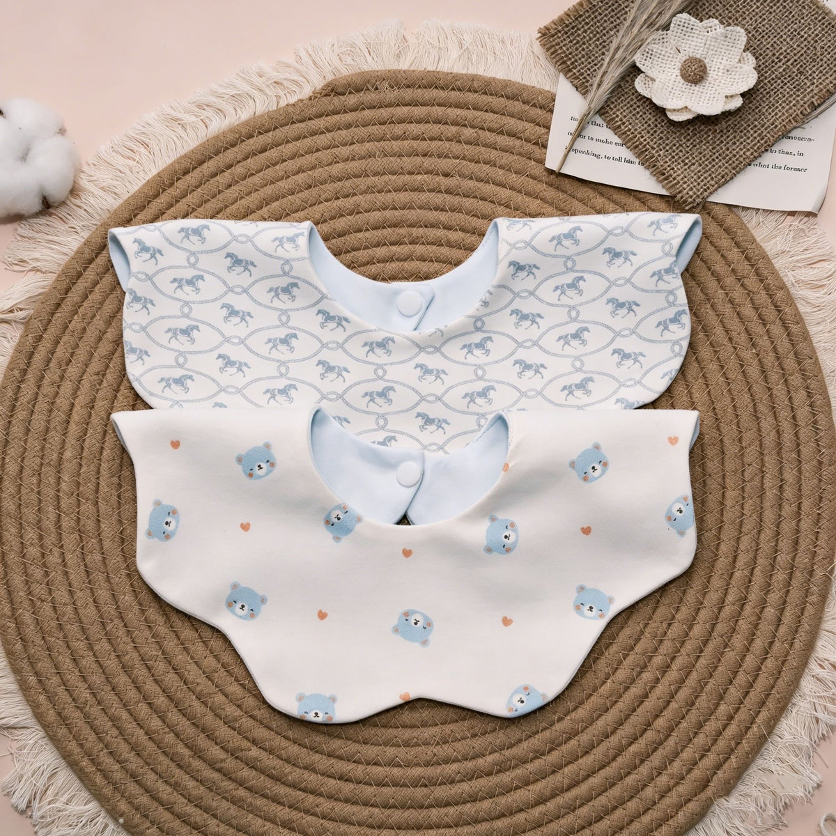 Boutique Bandana Bibs - Waterproof-Backed Drool & Teething Bibs
